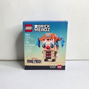 LEGO Brickheadz ONE PIECE Buggy The Clown 40800- 176 pcs - NEW
